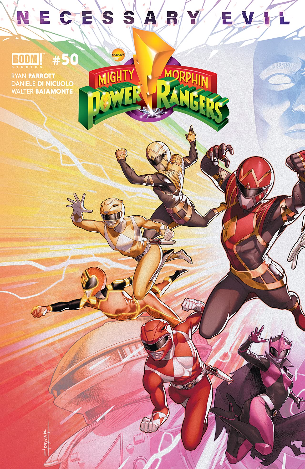 Mighty Morphin Power Rangers #50 Connecting Cover A