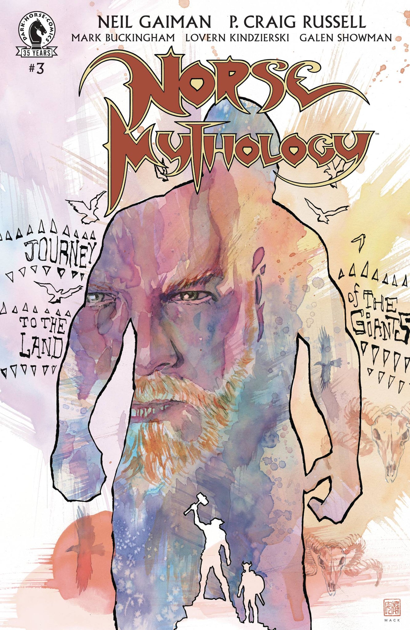 Neil Gaiman's Norse Mythology II (2021) #3 (of 6) David Mack Cover