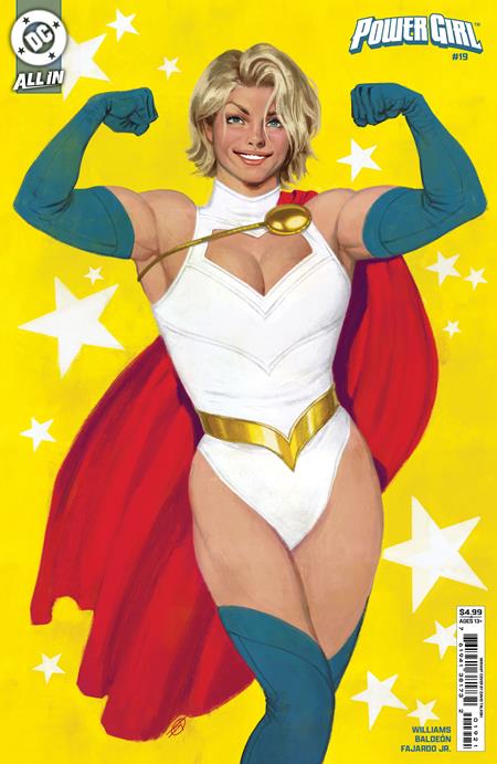 Power Girl #19 David Talaski Card Stock Cover