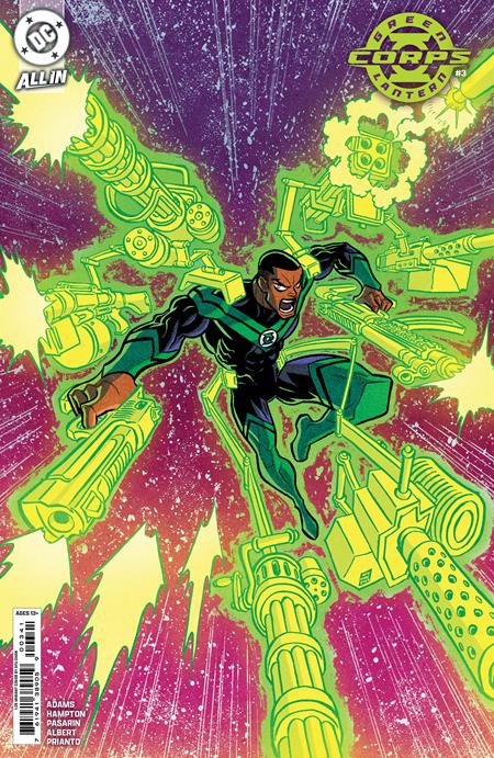 Green Lantern Corps #3  1:25 Afu Chan Card Stockvariant
