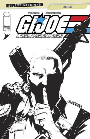Gi Joe A Real American Hero Duke #1 (ONE Shot)  1:10 Wes Craig B&W Variant