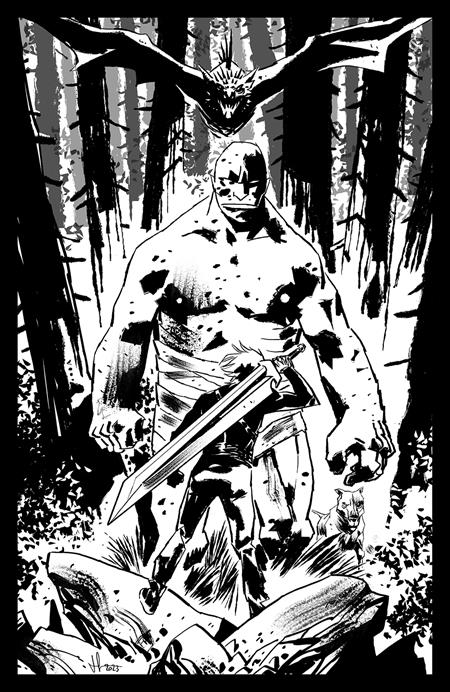 Lost Fantasy #1  1:15 Luca Casalanguida B&W Variant