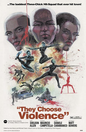 They Choose Violence #1 Kyle Baker Cover