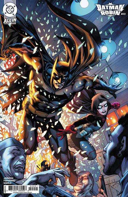 Batman And Robin #22  1:25 Marco Santucci  Card Stock Variant