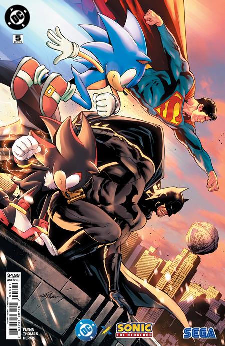 Dc X Sonic The Hedgehog #5 (OF 5) Lucas Meyer  Card Stock Cover