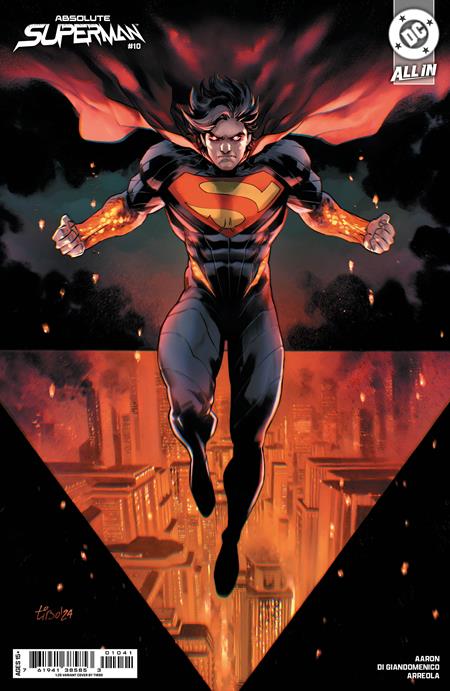 Absolute Superman #10 1:25 Tirso Card Stock Variant