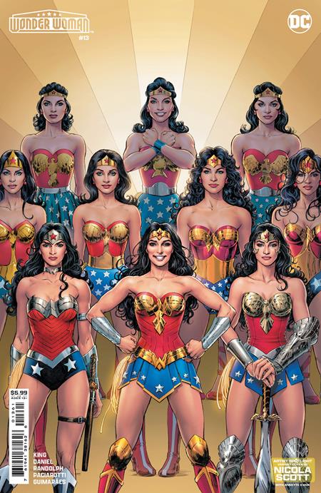 Wonder Woman #13 Nicola Scott Card Stock Cover
