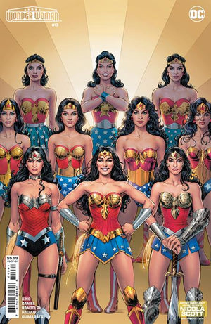 Wonder Woman #13 Nicola Scott Card Stock Cover