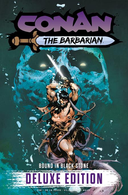 Conan The Barbarian Bound In Black Stone Deluxe Edition Hc Volume 01 Direct Market Edition