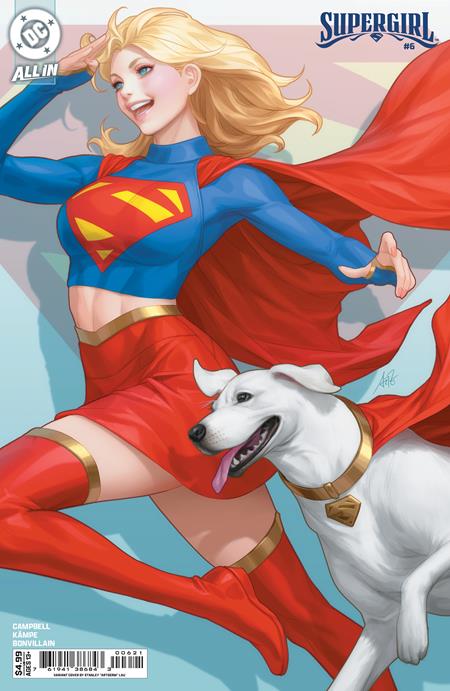 Supergirl #6 Stanley Artgerm Lau Card Stock Cover