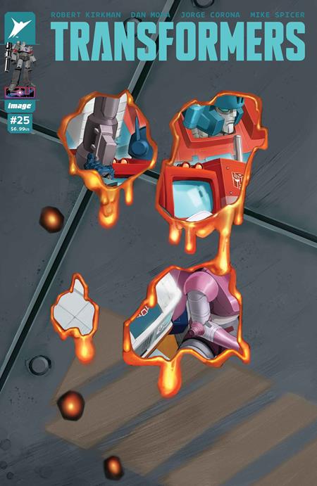 Transformers #25 Die Cut Foil Cover