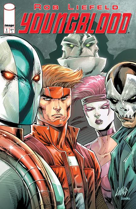 Youngblood #1 (2025) Rob Liefeld Polybagged & Collectible Card Cover