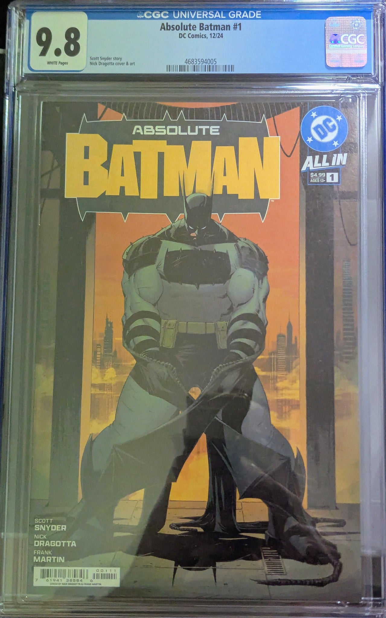 Absolute Batman #1 First Printing (CGC) Graded 9.8 – Comics Etc.