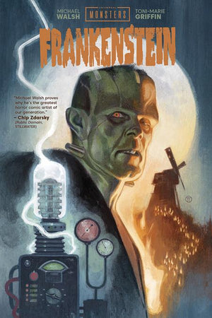 Universal Monsters Frankenstein Hc Direct Market Exclusive Julian Totino Tedesco Cover