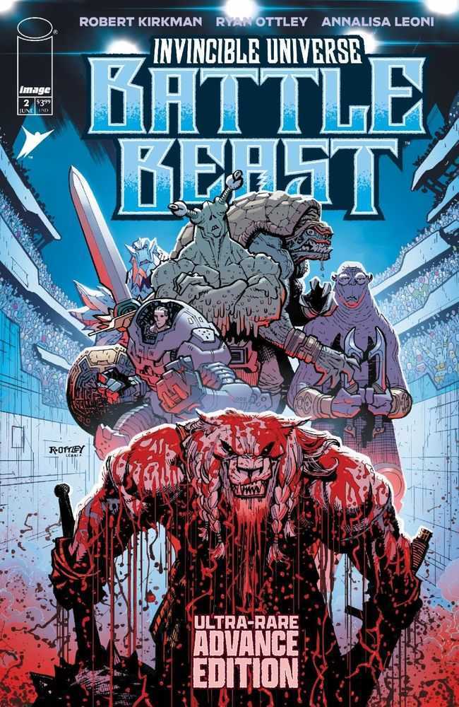 Invincible Universe Battle Beast #2 Ultra Rare Advanced Edition Foil Cover