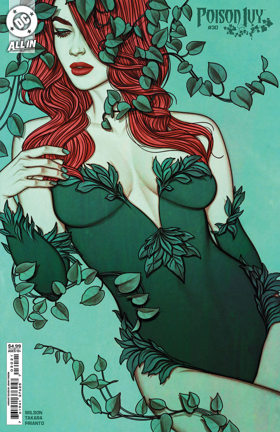 Poison Ivy #30 Jenny Frison Card Stock Cover