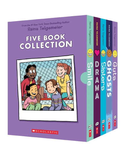 Raina Telgemeier 5 Book Collection
