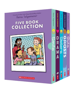 Raina Telgemeier 5 Book Collection