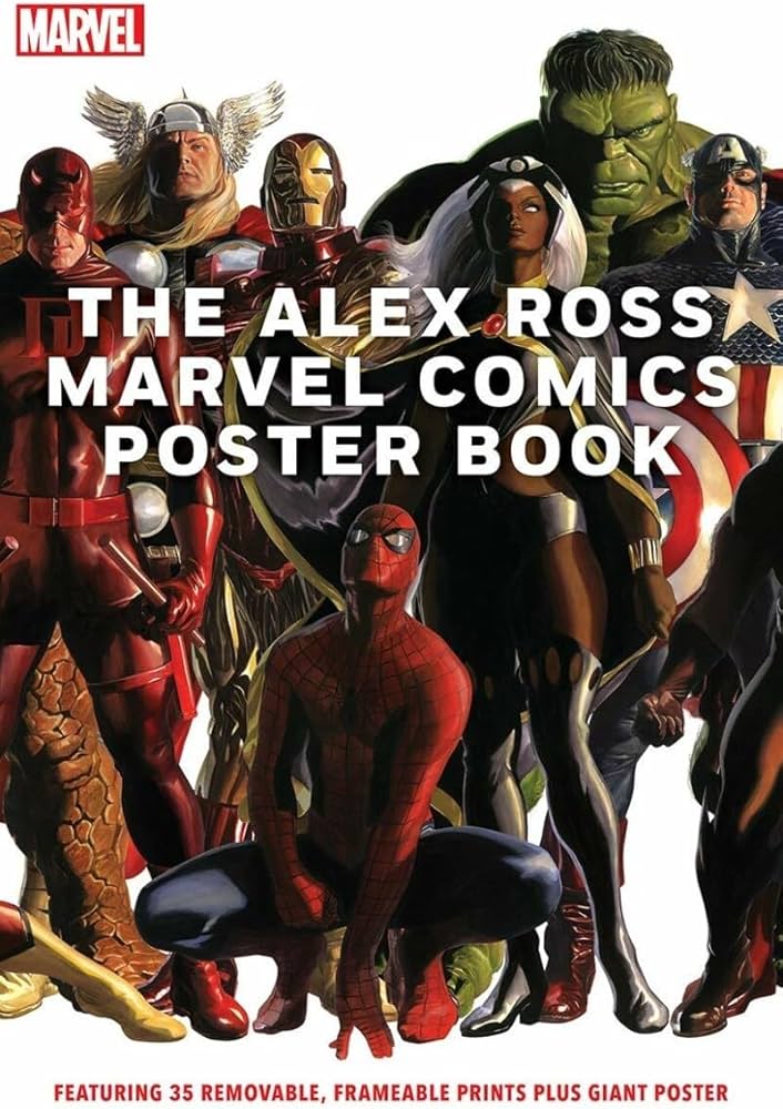 Alex Ross Marvel Comics Poster Book