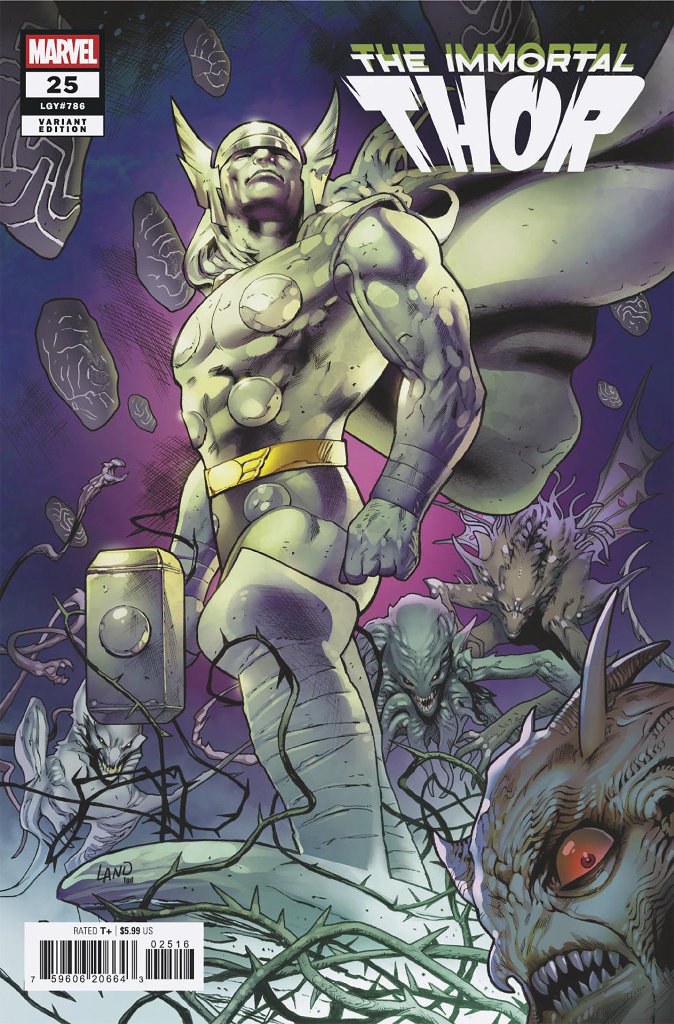 Immortal Thor #25 1:25 Greg Land Variant