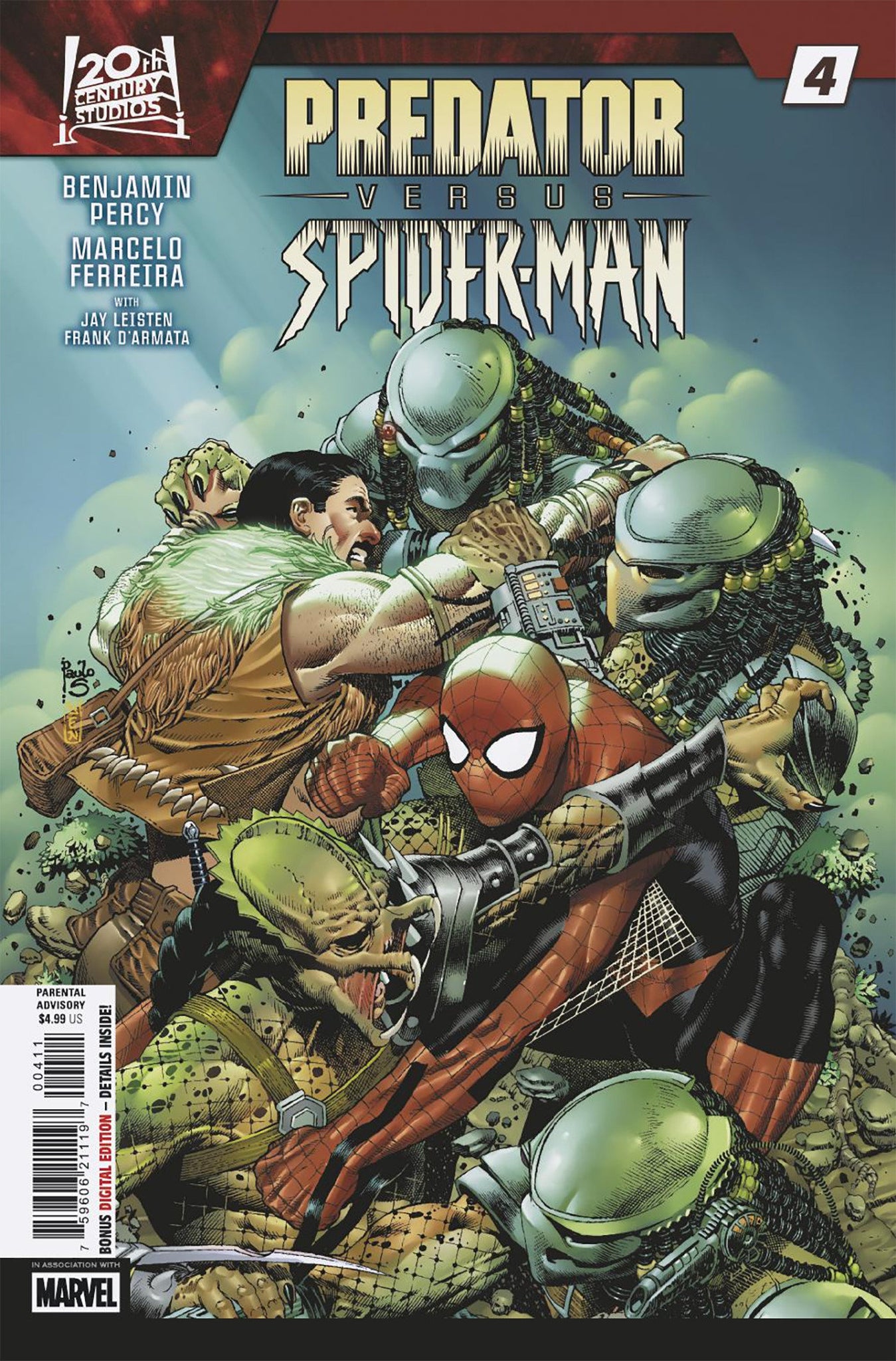 Predator Vs. Spider-Man #4