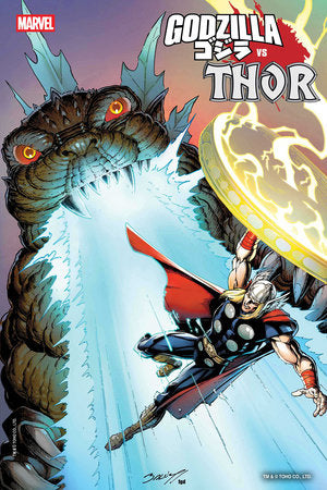 Godzilla Vs. Thor #1 Foil Variant