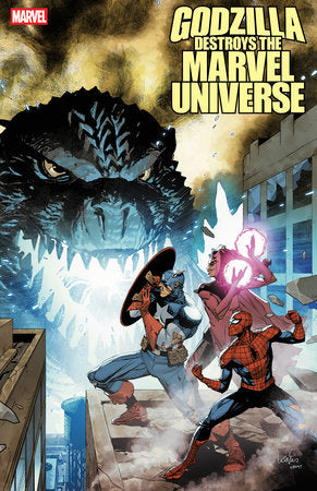Godzilla Destroys The Marvel Universe #1 Second Print