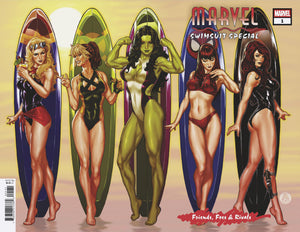 Marvel Swimsuit Special: Friends, Foes & Rivals #1 Mark Brooks Wraparound Cover
