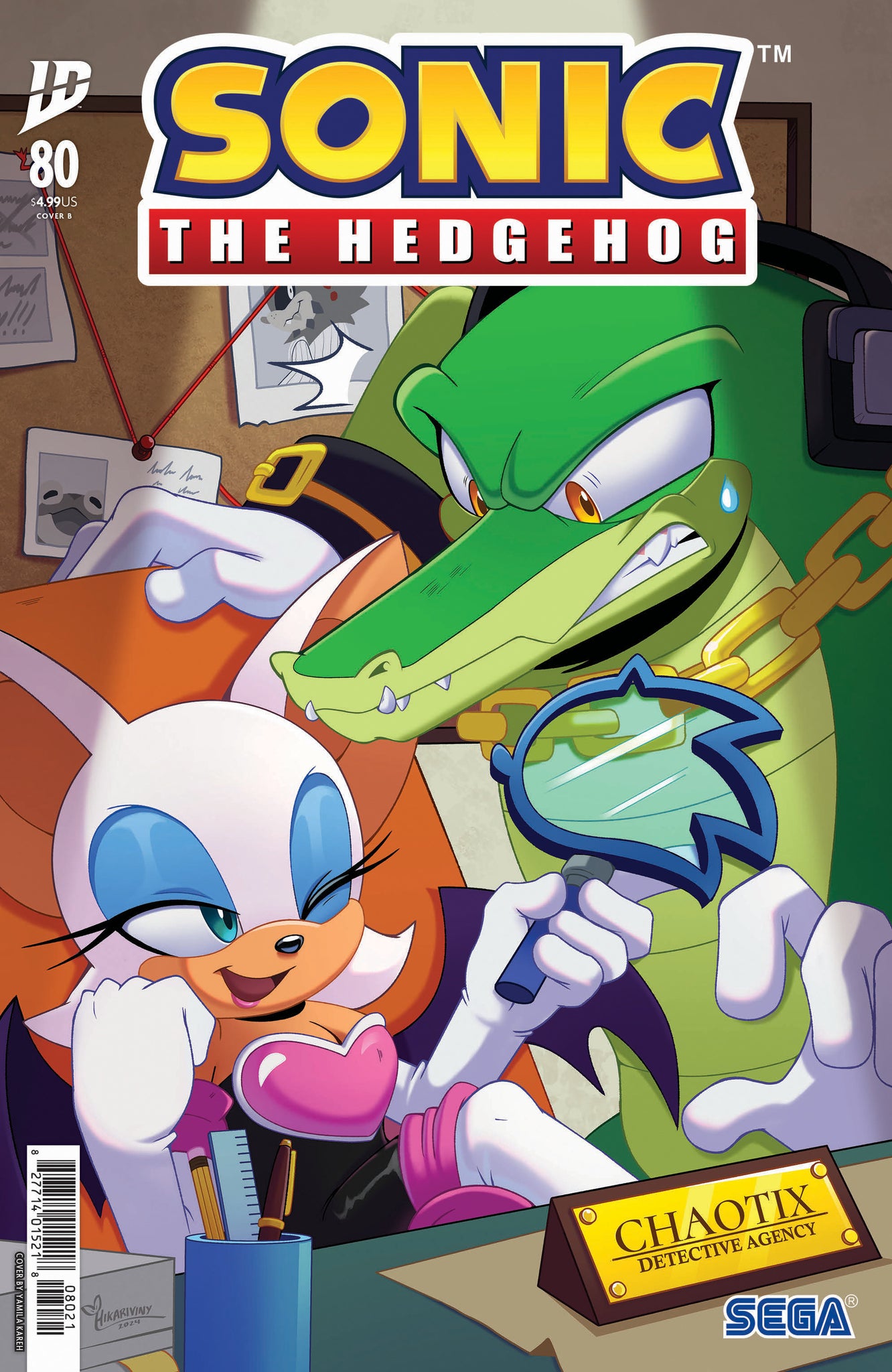 Sonic The Hedgehog #80 Kareh Cover