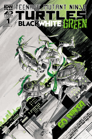 Teenage Mutant Ninja Turtles: Black, White, and Green #1