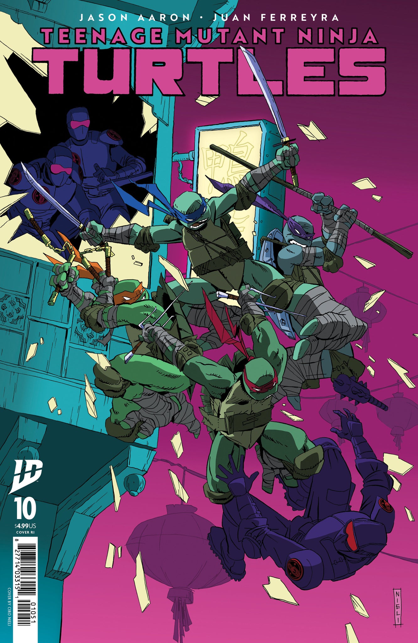 Teenage Mutant Ninja Turtles #10   1:25 Nieli Variant