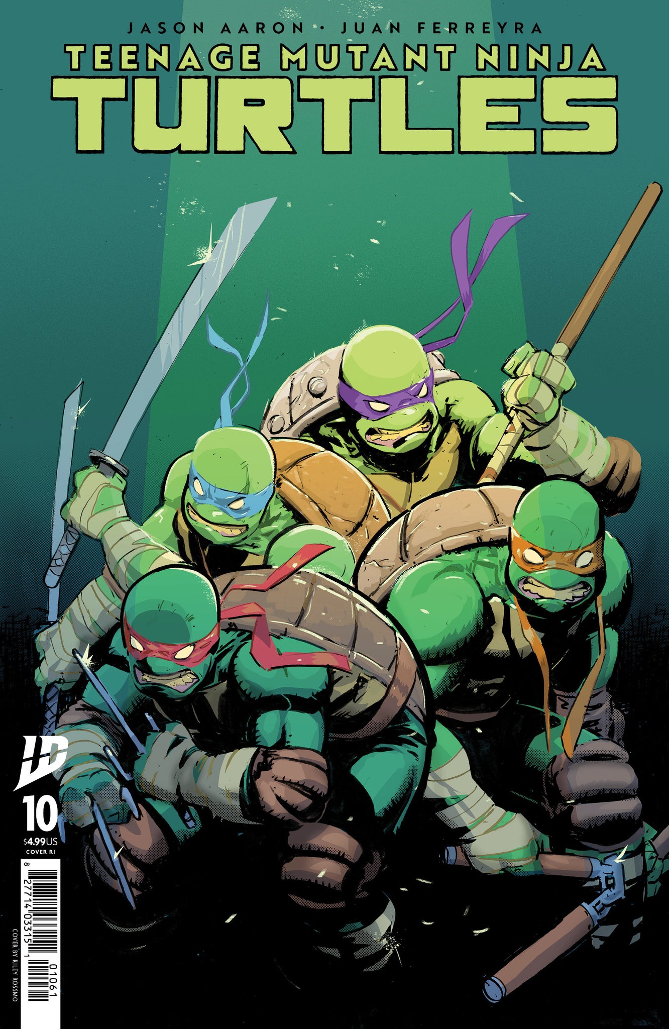 Teenage Mutant Ninja Turtles #10   1:50 Rossmo Variant