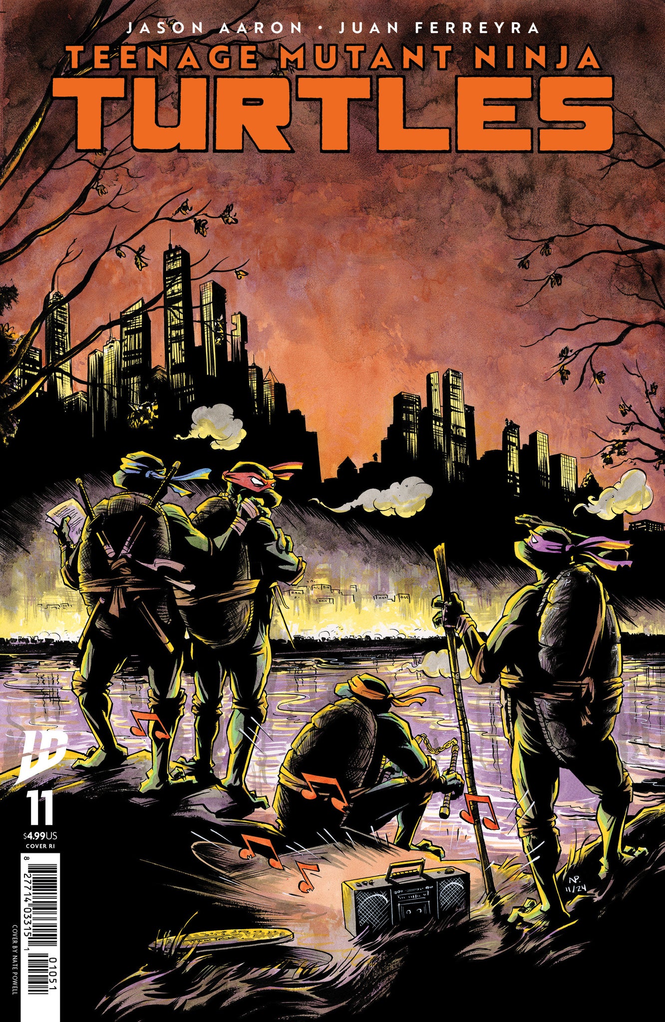 Teenage Mutant Ninja Turtles #11 Powell Variant