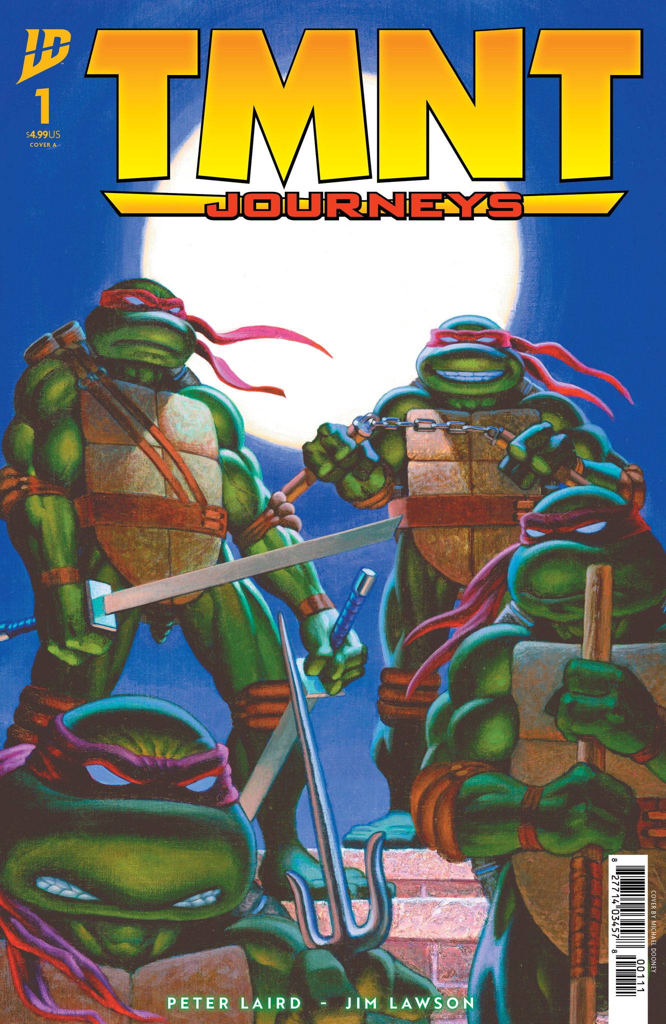 TMNT: Journeys #1 1:10 Foil Variant