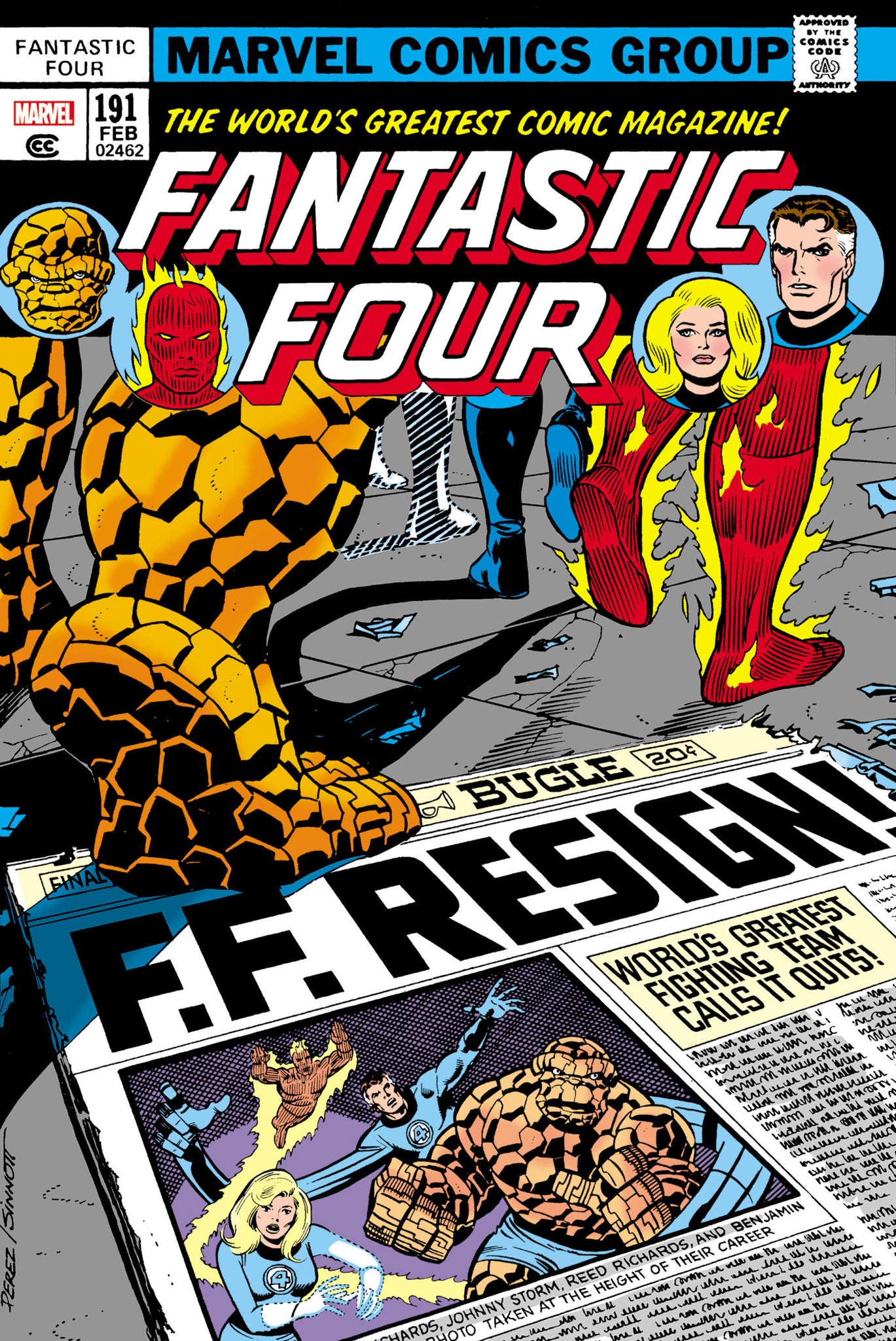 The Fantastic Four Omnibus Volume 6 George Perez Direct Market Cover
