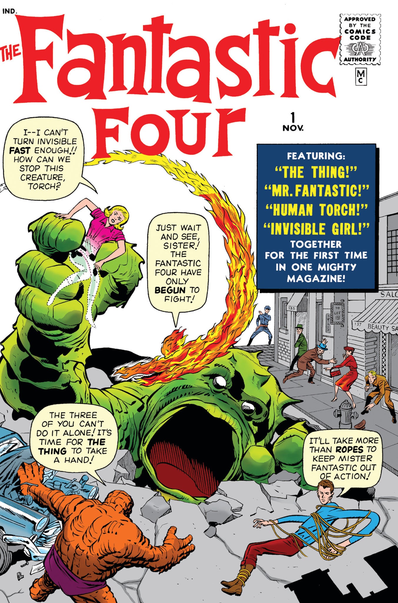 The Fantastic Four Omnibus Volume 1 Jack Kirby Direct Market Cover