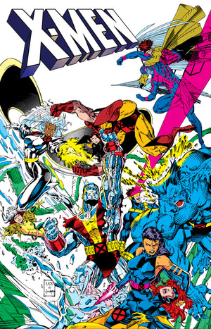 X-Men: Blue & Gold - Mutant Genesis Omnibus Direct Market Cover