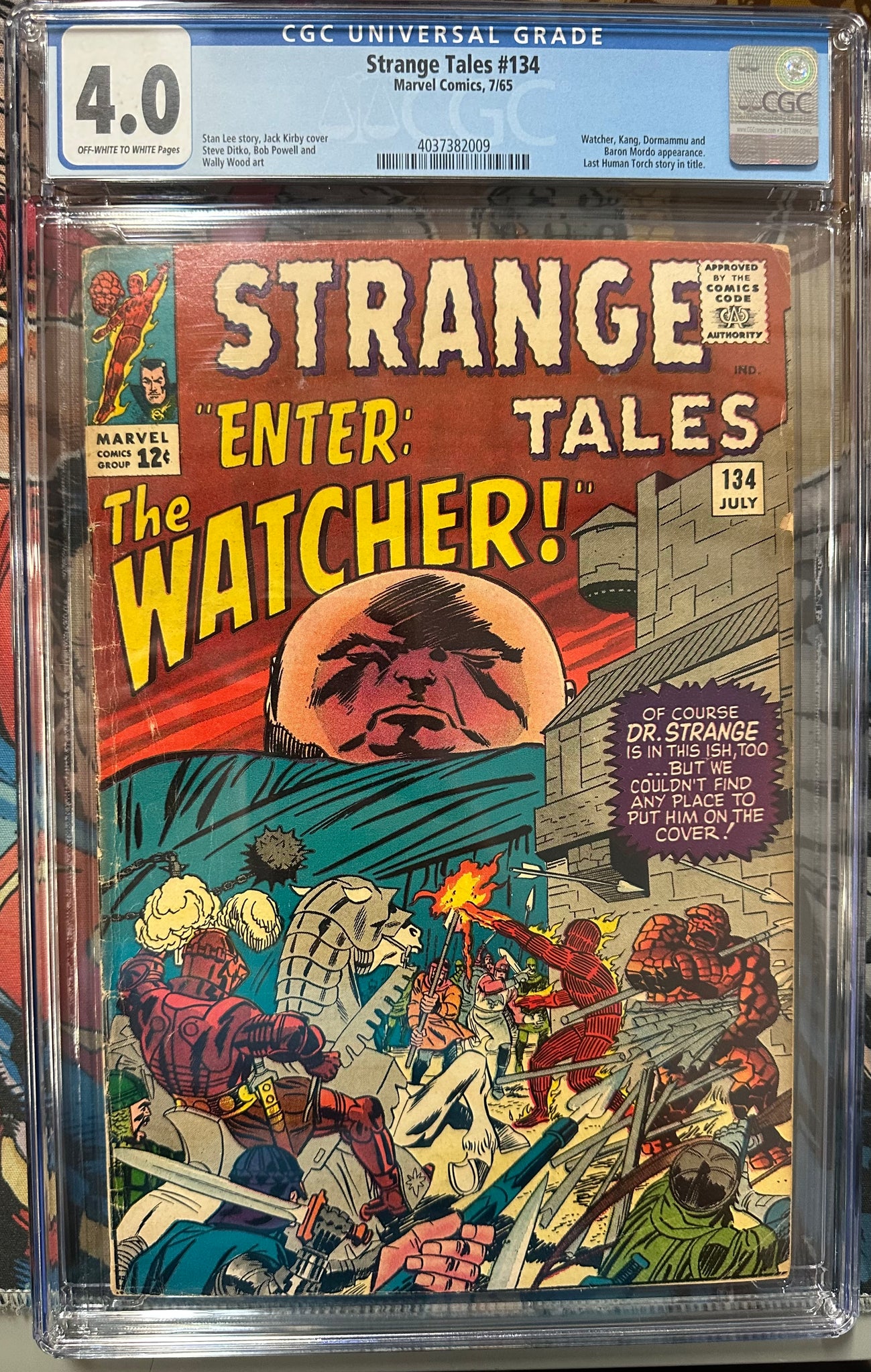 Strange Tales #134 Certified Guaranty Company (CGC) Graded 4.0