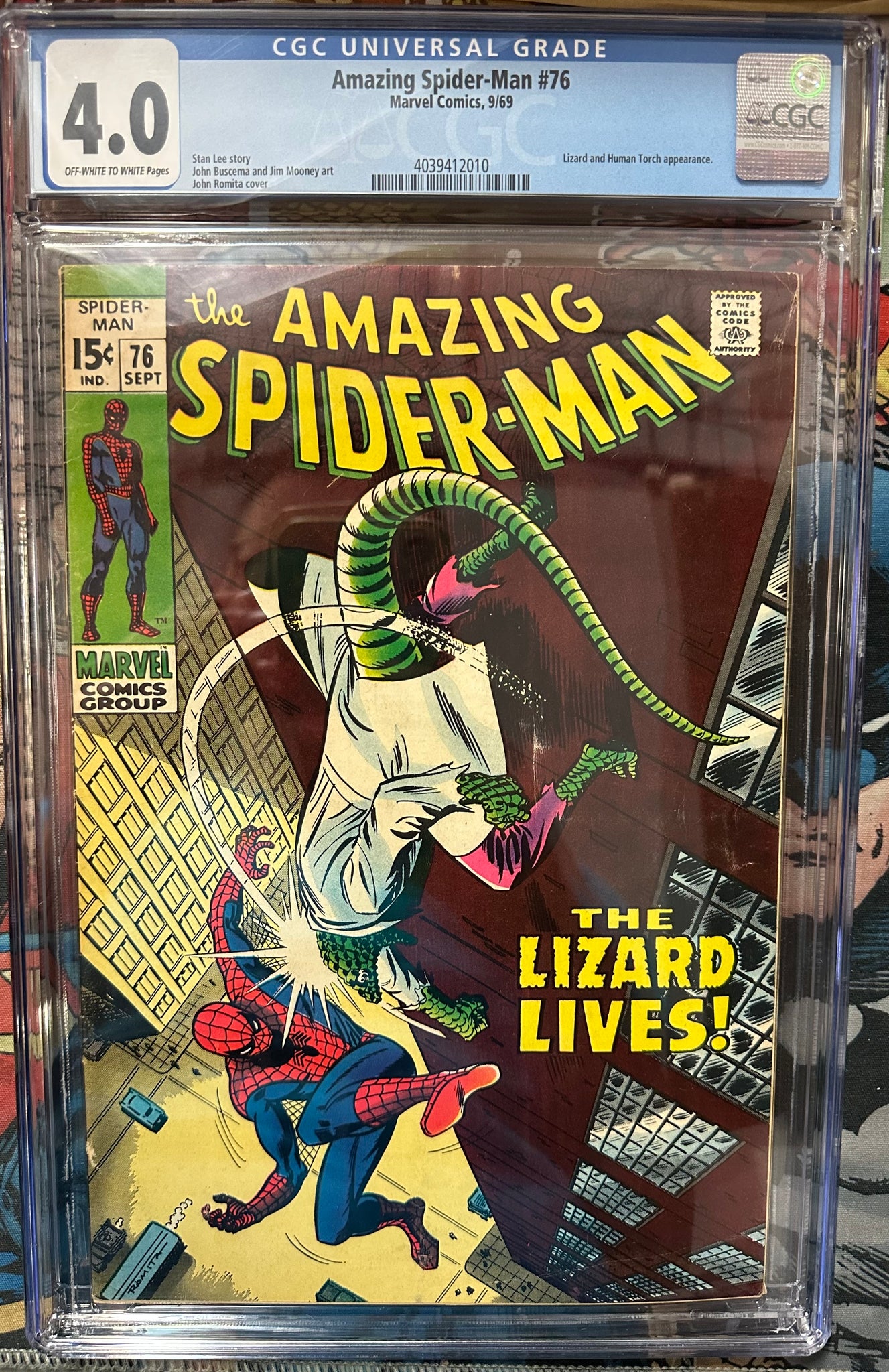 Amazing Spider-Man #76 Certified Guaranty Company (CGC) Graded 4.0