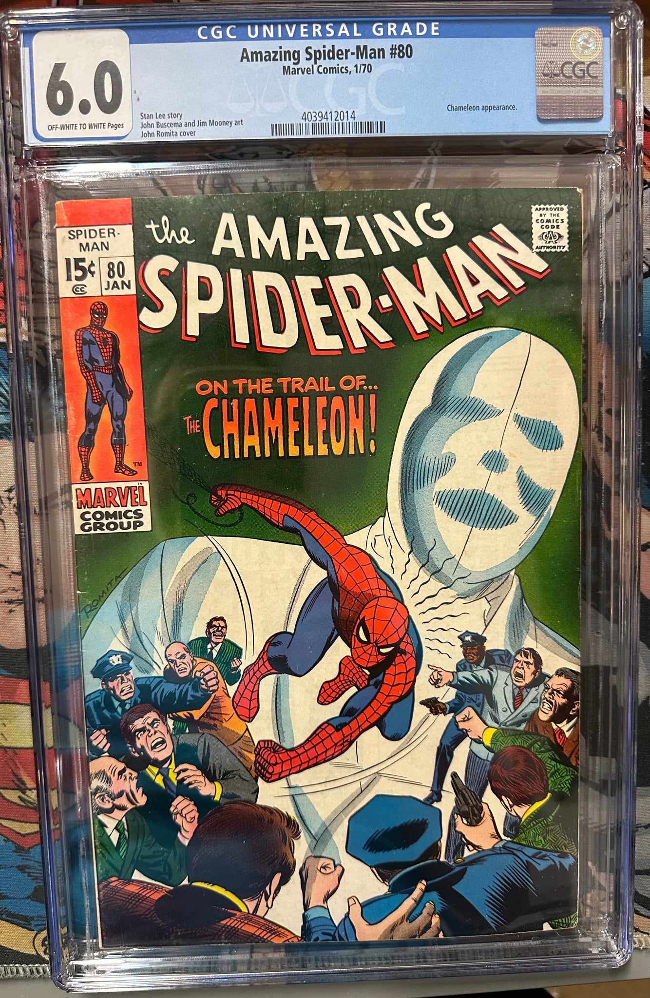 Amazing Spider-Man #80 Certified Guaranty Company (CGC) Graded 6.0
