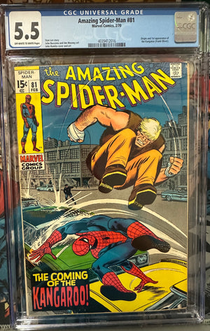 Amazing Spider-Man #81 Certified Guaranty Company (CGC) Graded 5.5