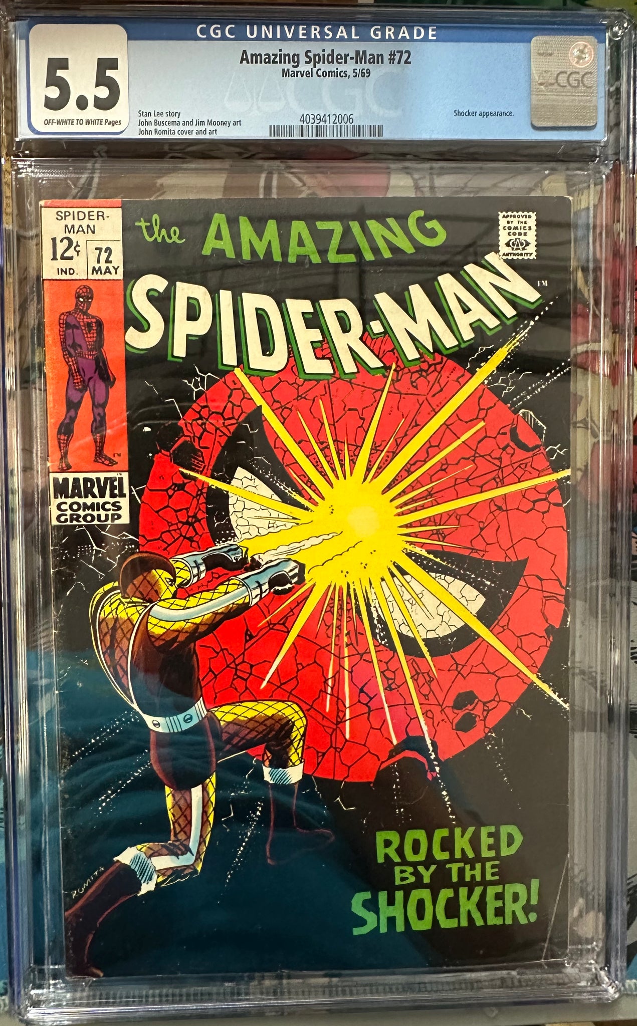 Amazing Spider-Man #72 Certified Guaranty Company (CGC) Graded 5.5