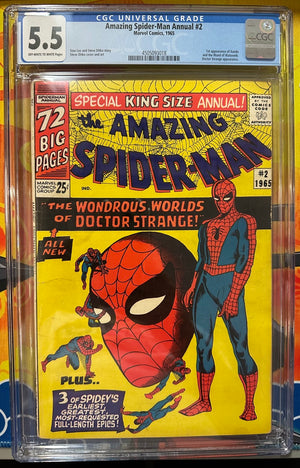 Amazing Spider-Man Annual #2 Certified Guaranty Company (CGC) Graded 5.5 -