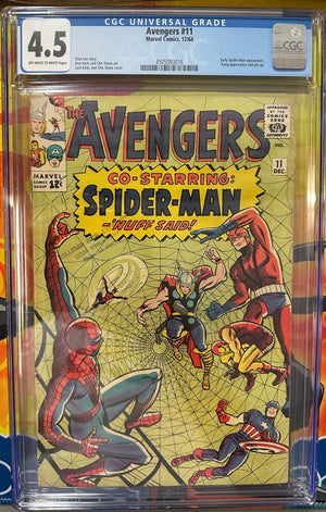 Avengers #11 Certified Guaranty Company (CGC) Graded 4.5