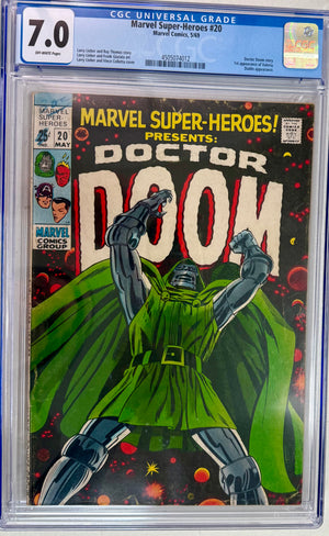 Marvel Super-Heroes #20  Certified Guaranty Company (CGC) Graded 7.0