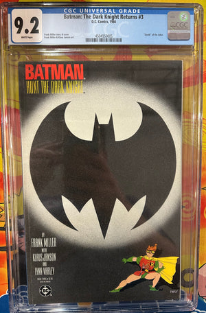 Batman Dark Knight Returns #1-4 CGC Lot. 9.4 - 9.2 Grades