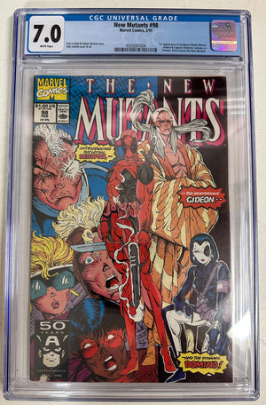 New Mutants #98 Certified Guaranty Company (CGC) Graded 7.0 - First Appearance of Deadpool