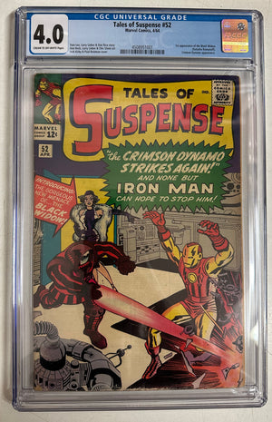 Tales Of Suspense #52 Certified Guaranty Company (CGC) Graded 4.0 - First Appearance of Black Widow
