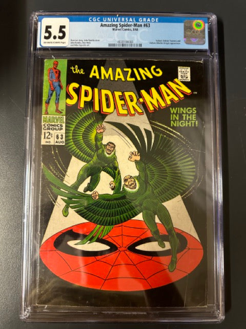 Amazing Spider-Man #63 Certified Guaranty Company (CGC) Graded 5.5