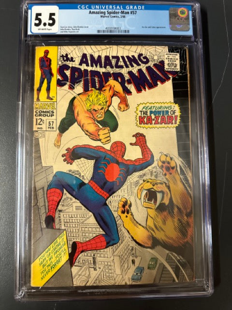 Amazing Spider-Man #57 Certified Guaranty Company (CGC) Graded 5.5
